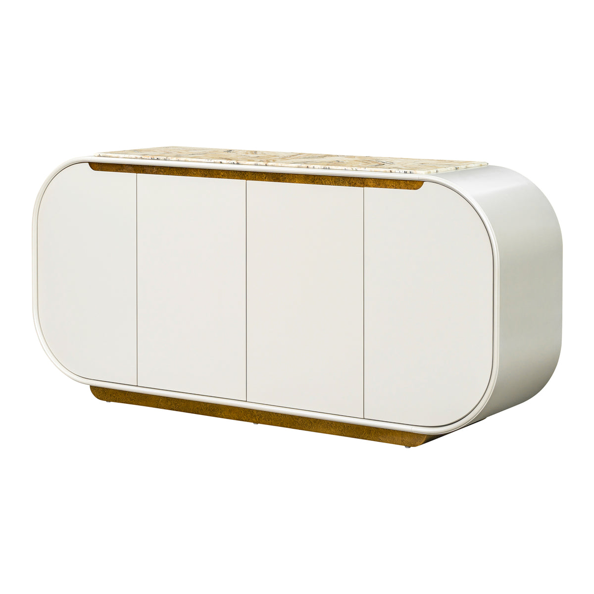 Sirene Sideboard Creamy Pearl — another angle