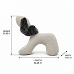 Vellorin Shepard Accent Chair dimension diagram showing length 32.28 inches, width 16.93 inches, and height 29.92 inches.

