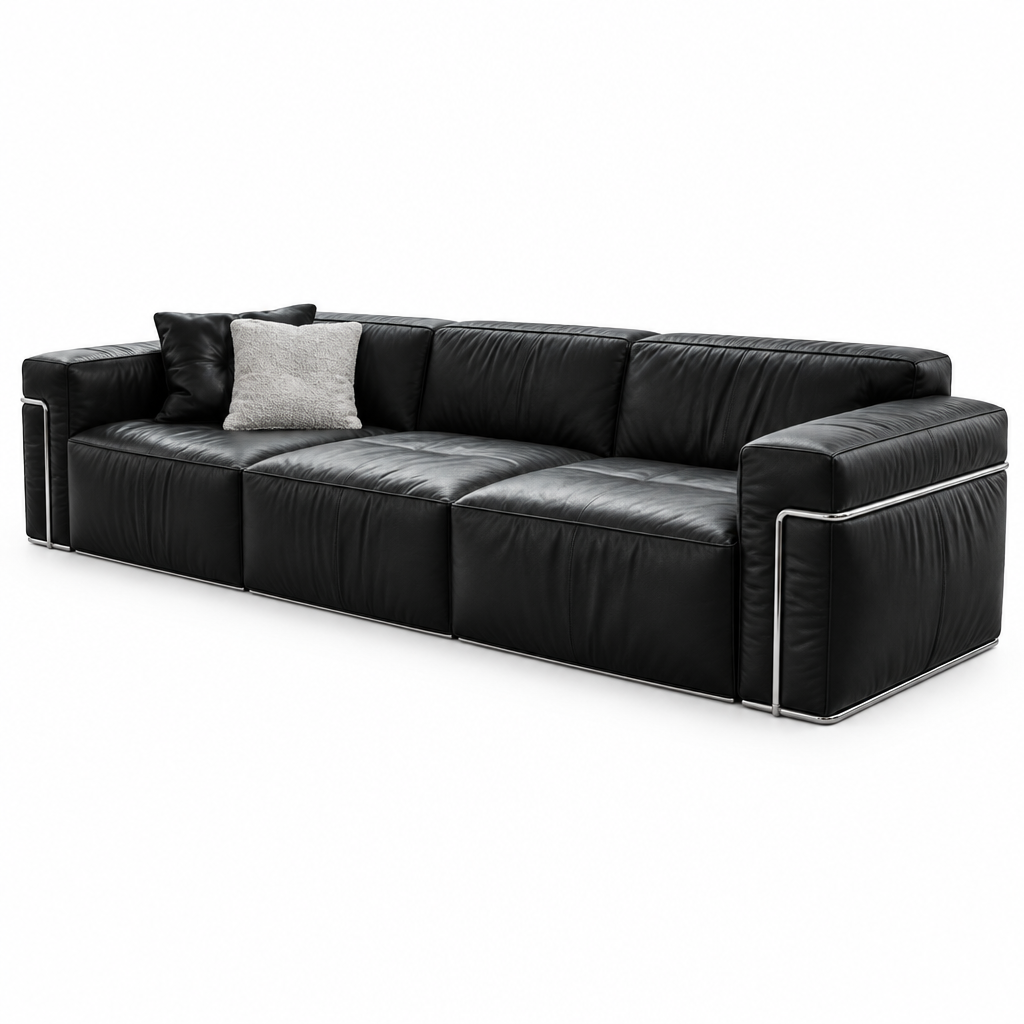 Waverly Leather Sofa左侧