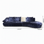 Yveronne Sectional — dimensions