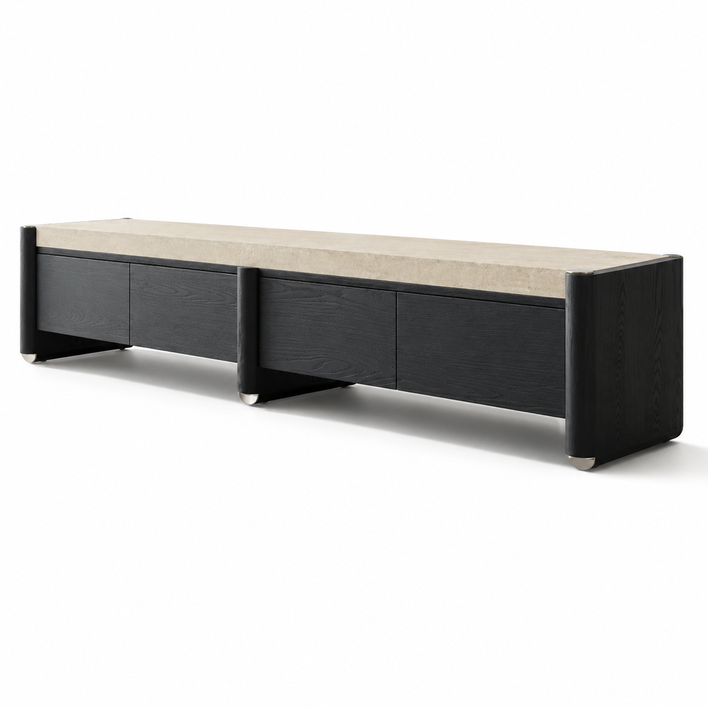 Zafielle TV Stand — left side view