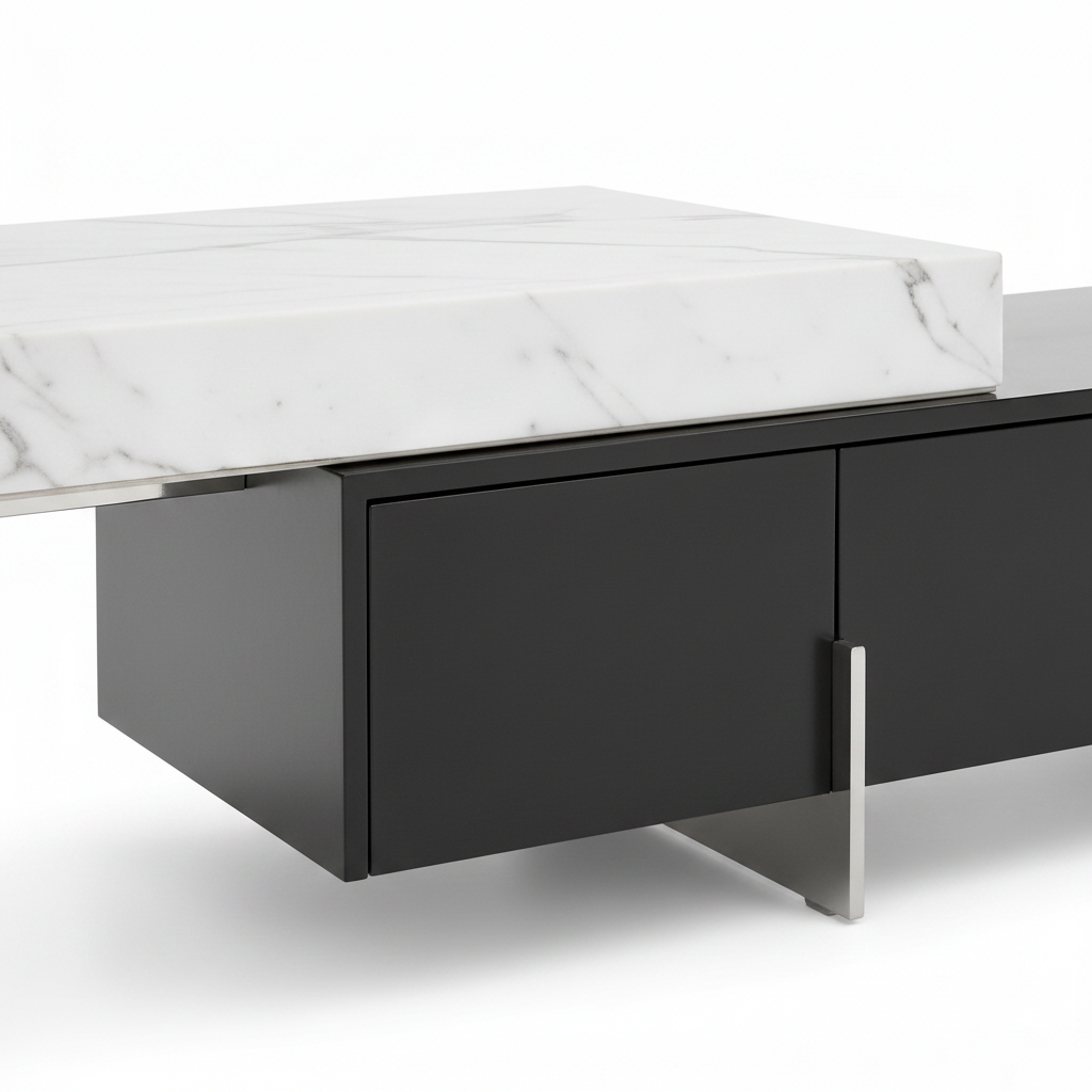 Adair TV Stand 材质细节白底图生成中