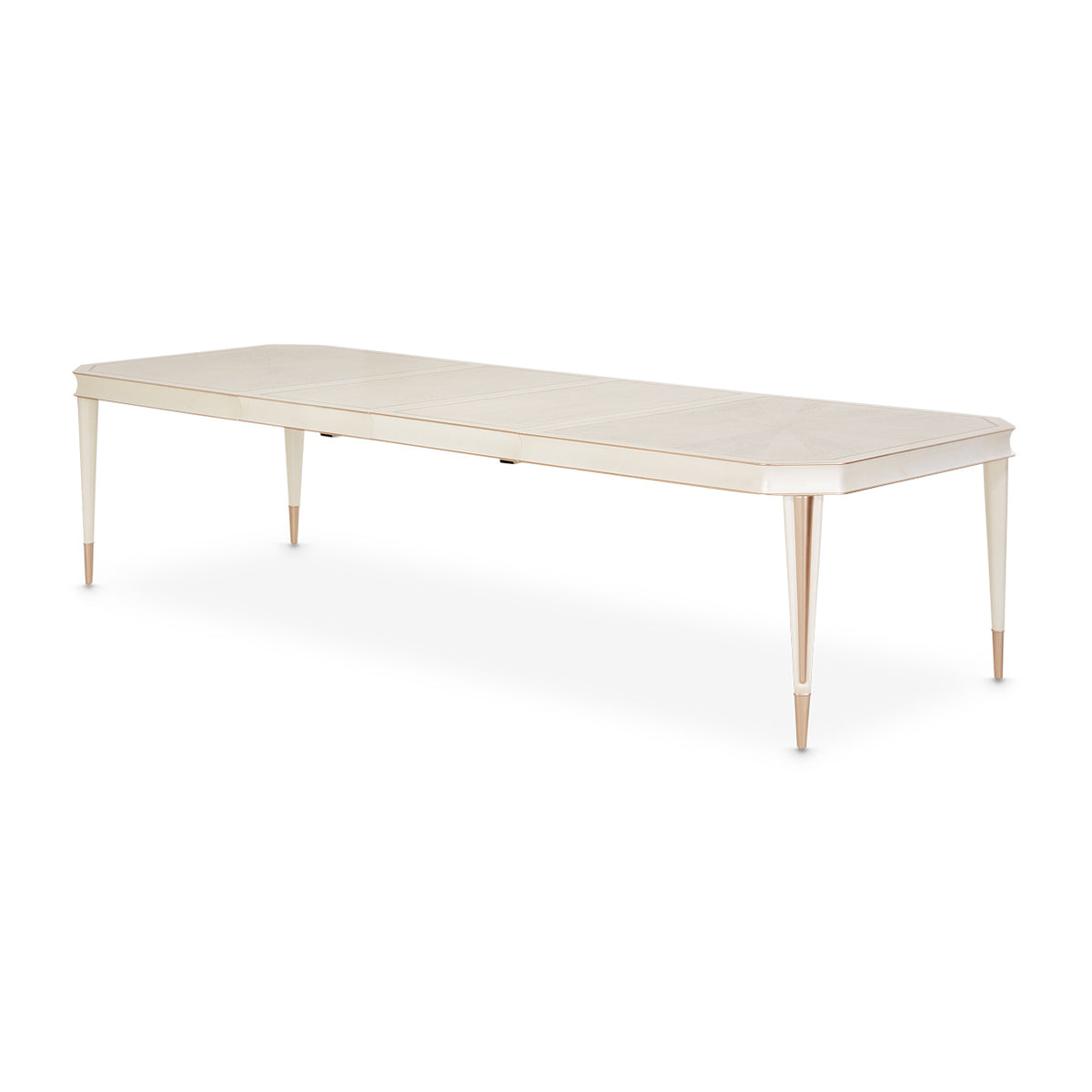 La Rachelle Rect. Dining Table Medium Champagne — another angle