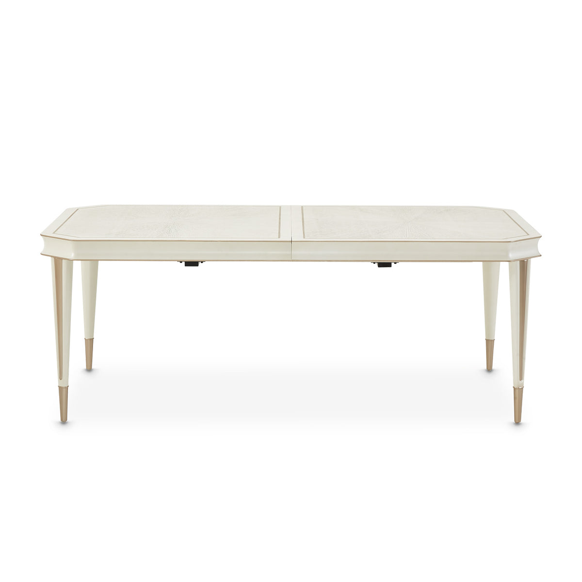La Rachelle Rect. Dining Table Medium Champagne — overall view