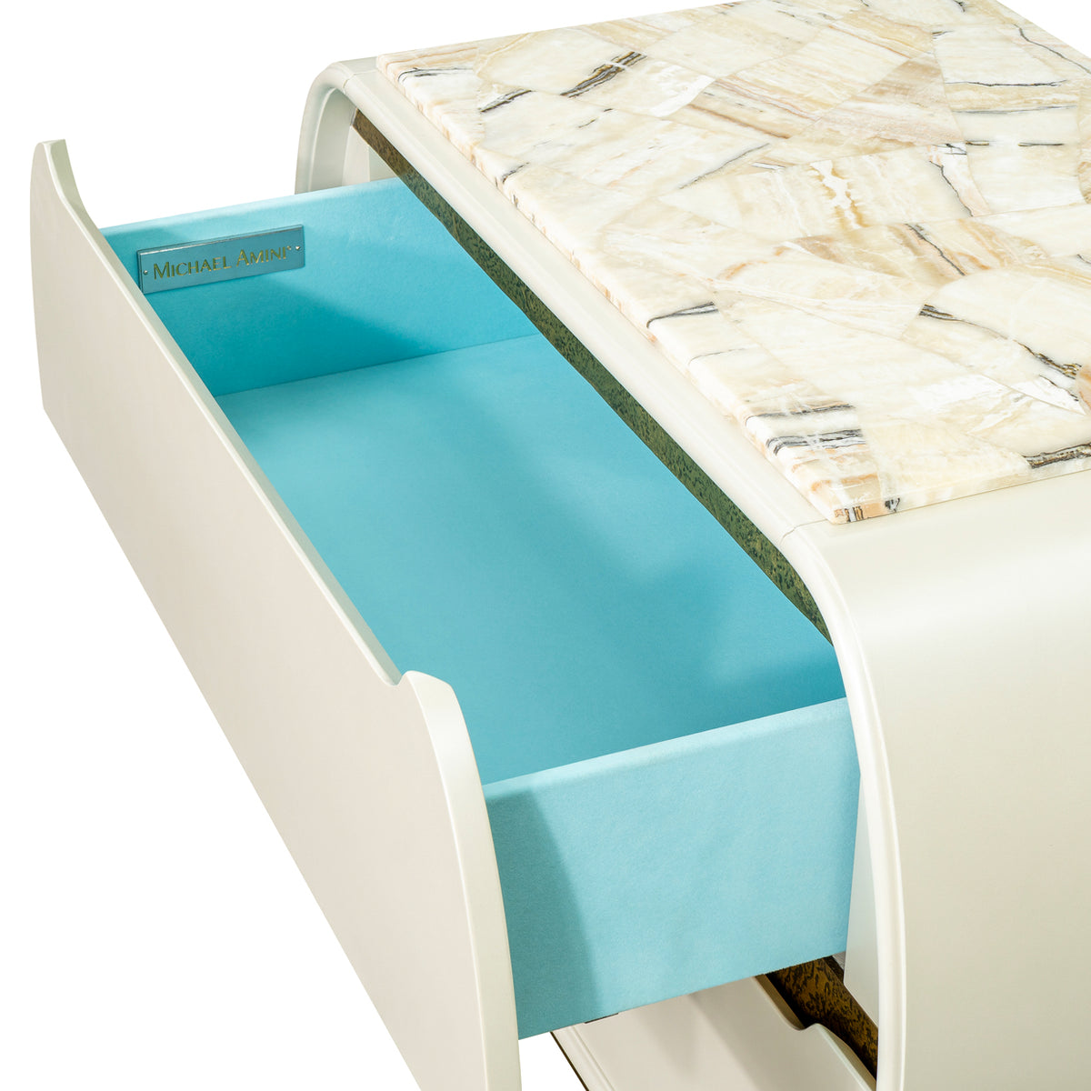 Sirene Nightstand Creamy Pearl — design or functional detail