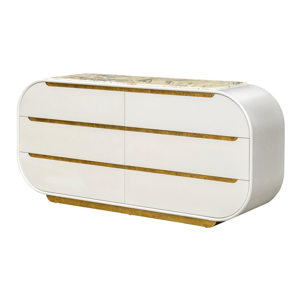 Sirene Dresser Creamy Pearl — another angle