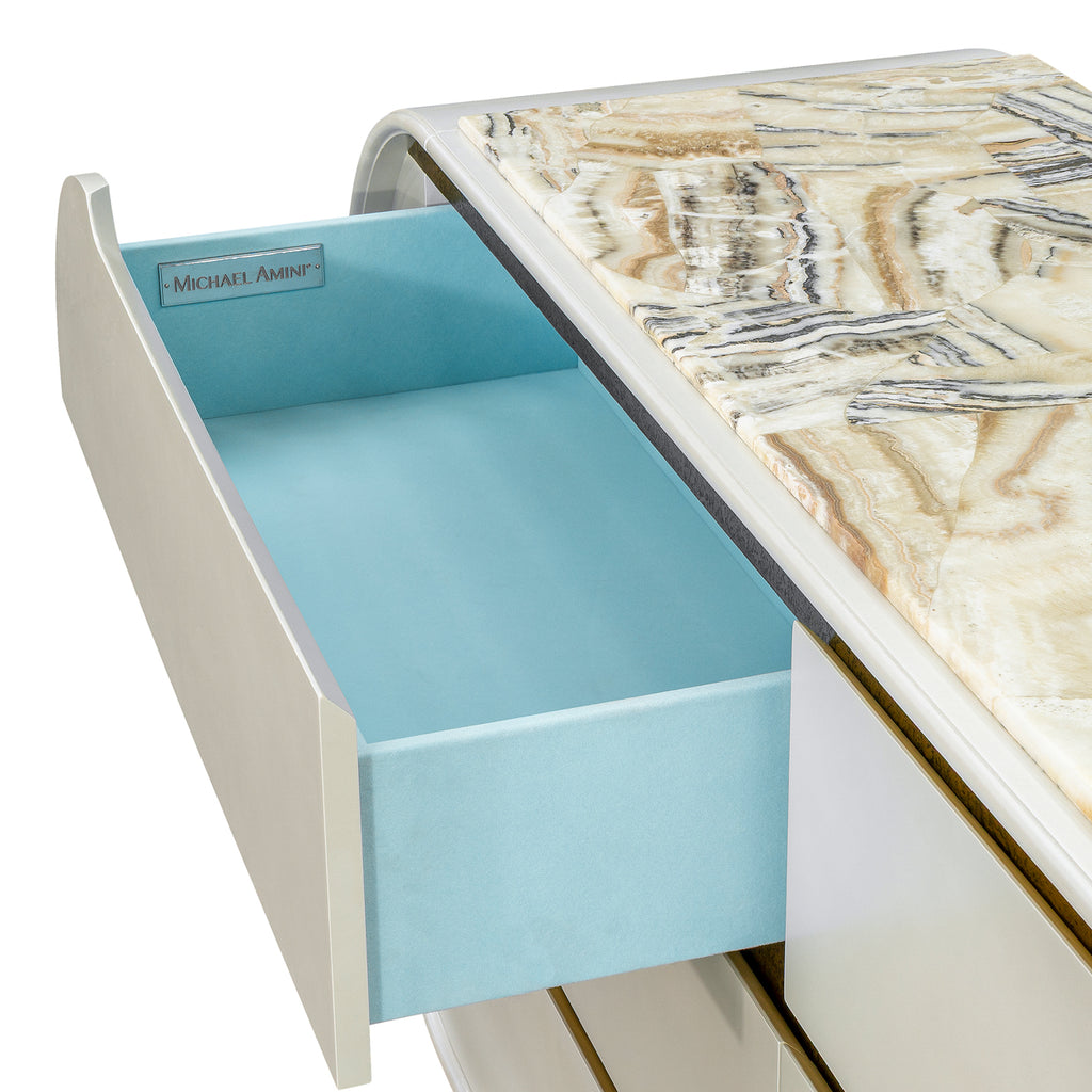 Sirene Dresser Creamy Pearl — design or functional detail