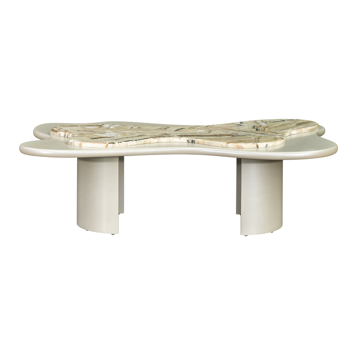 Sirene Cocktail Table Creamy Pearl — overall view