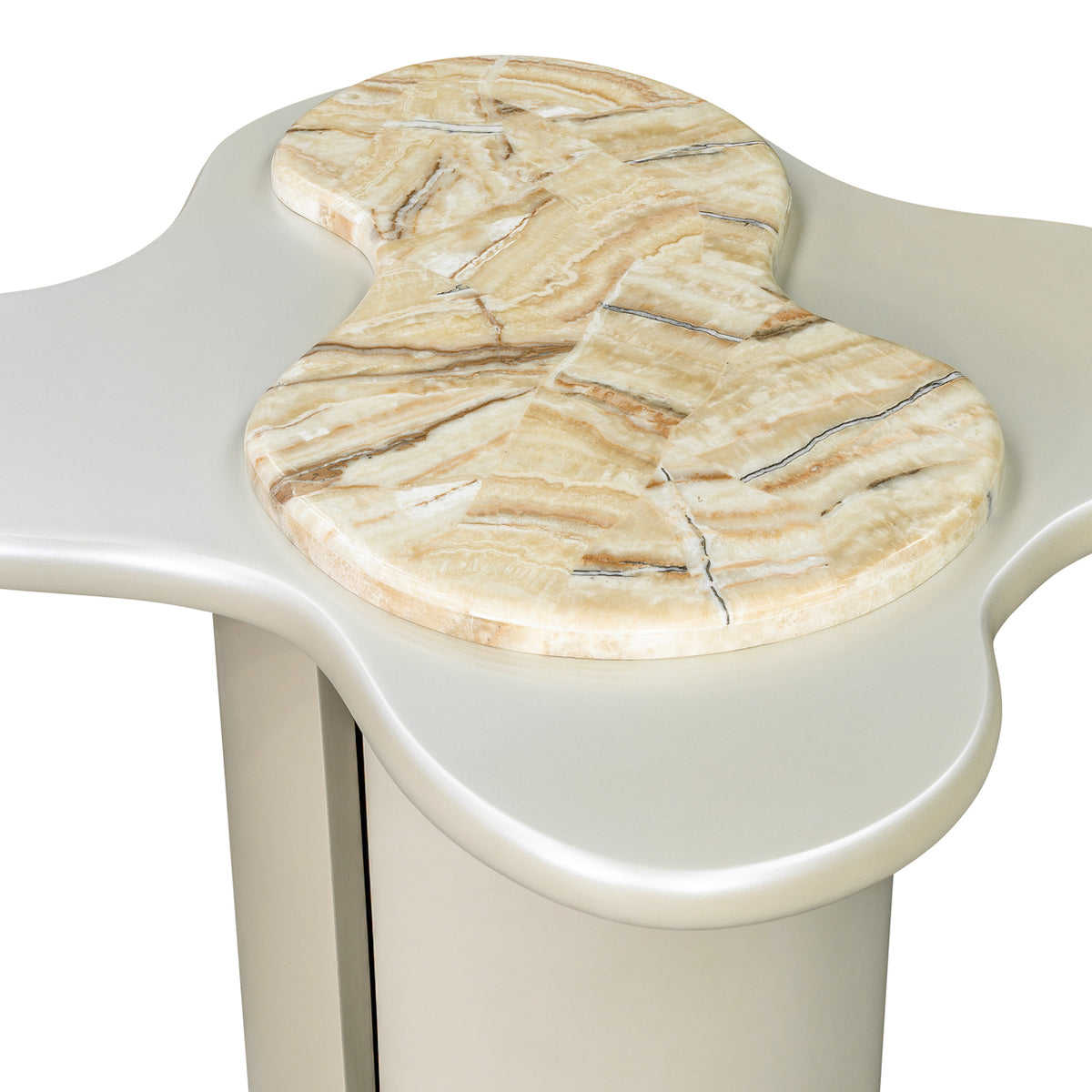 Sirene End Table Creamy Pearl — design or functional detail
