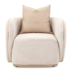 Ariana Chair Beige Gold — overall view