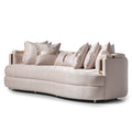 Carmela Mansion Sofa Almond Gold — another angle