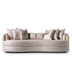 Carmela Mansion Sofa Almond Gold — overall view