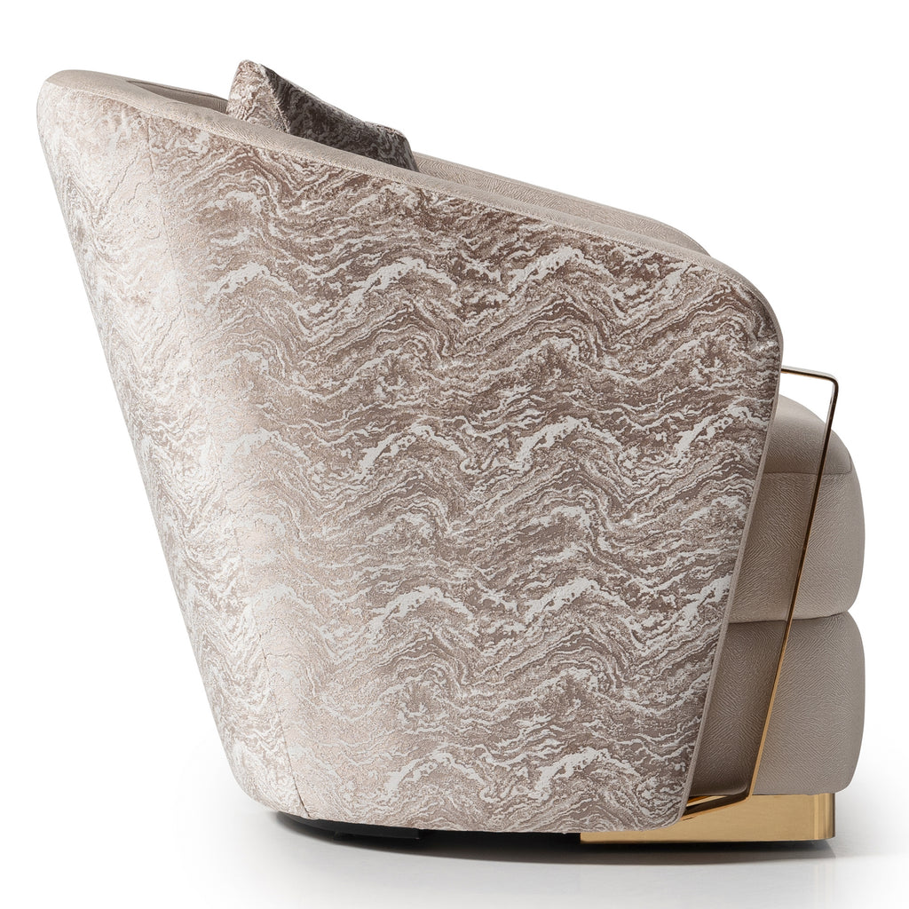 Carmela Chair Almond Gold — design or functional detail