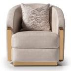 Carmela Chair Almond Gold — overall view