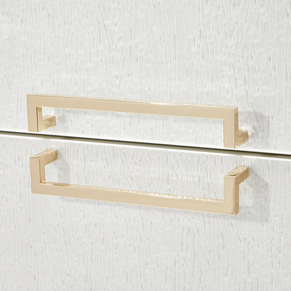 Palm Gate Dresser and Mirror Set — included dresser hardware detail