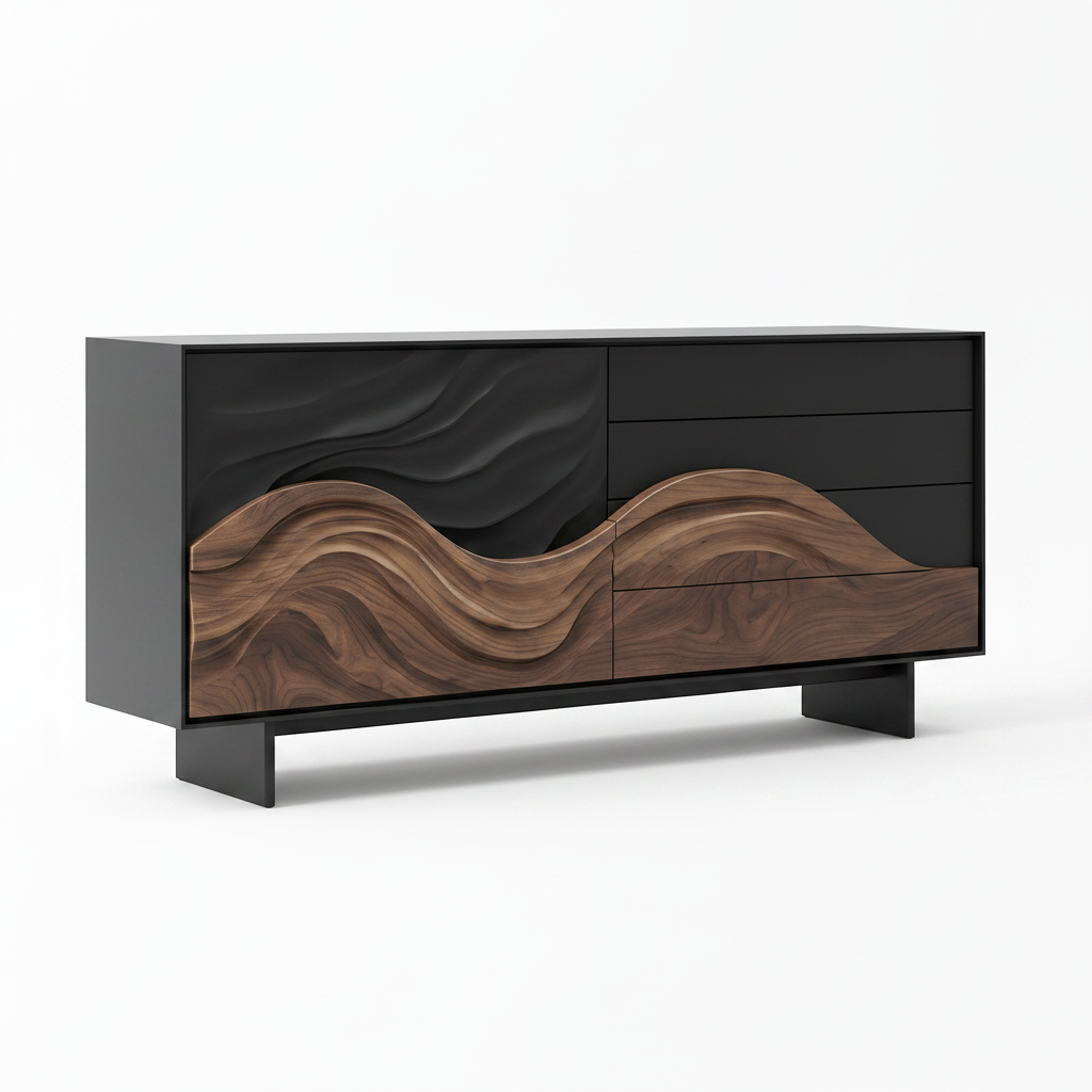 Arco Wave Sideboard 3/4 Left