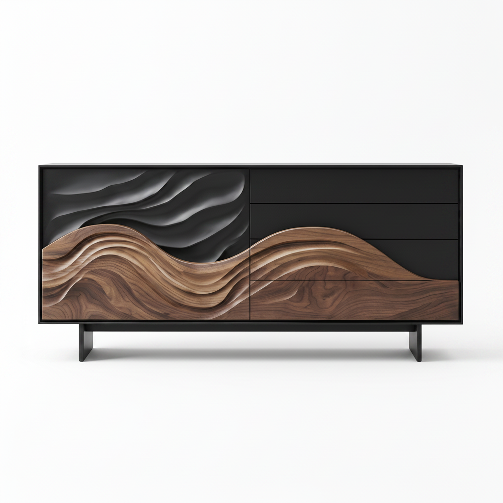 Arco Wave Sideboard 3/4 Right