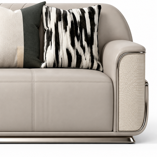 Ardellon Loveseat — visible right armrest, its front facing surface and its junction with the seat (detail edited from existing product photo)