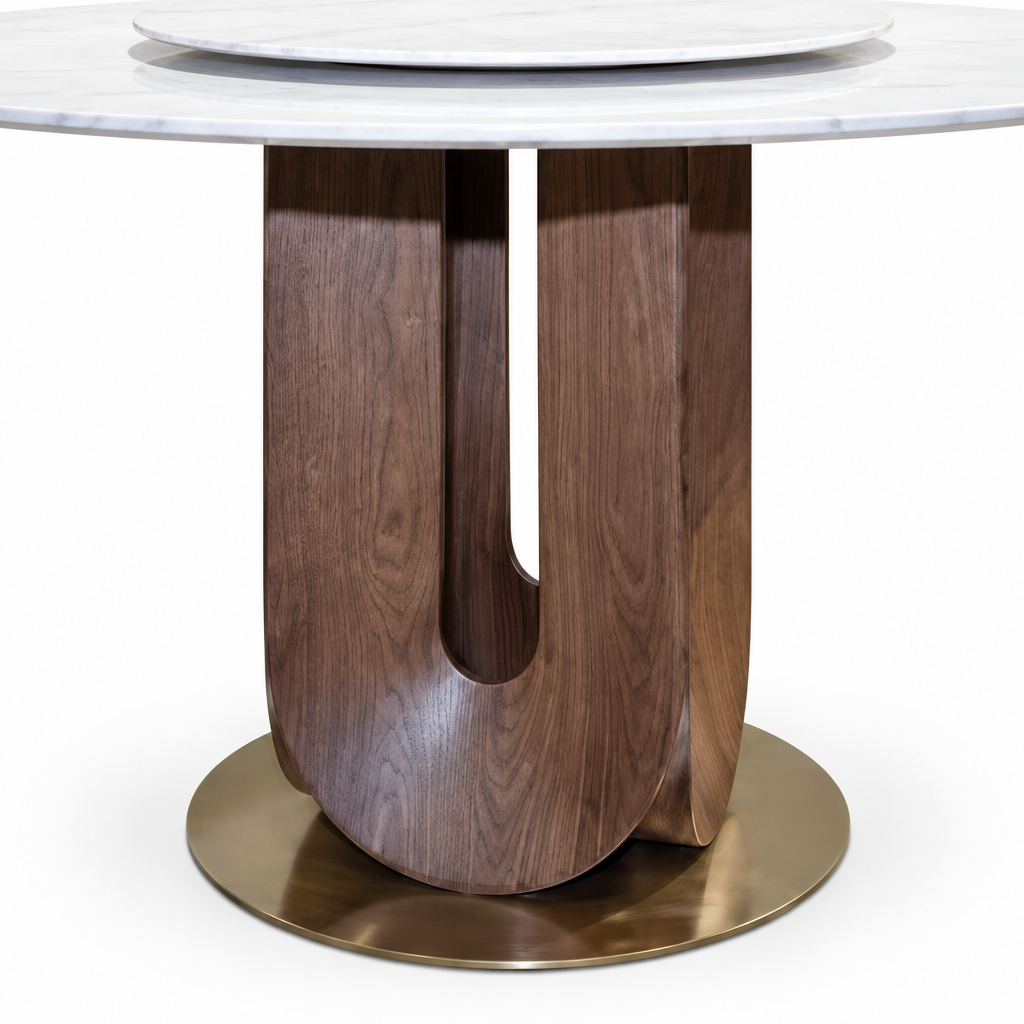 Ash wood base detail