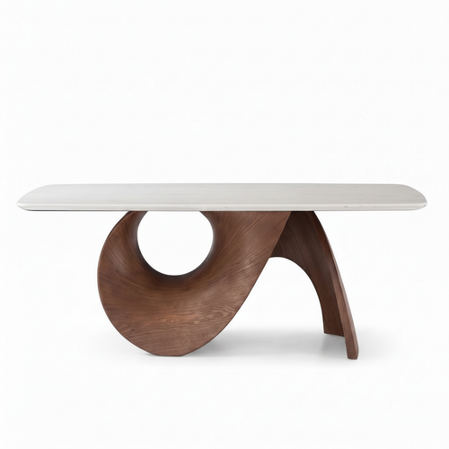 Astraea Arc Dining Table front view