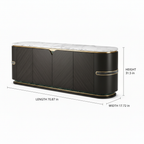 Avenoire Sideboard dimension diagram with length width and height measurements