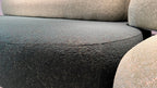 Averon Sectional — upholstery texture and rounded seat edge