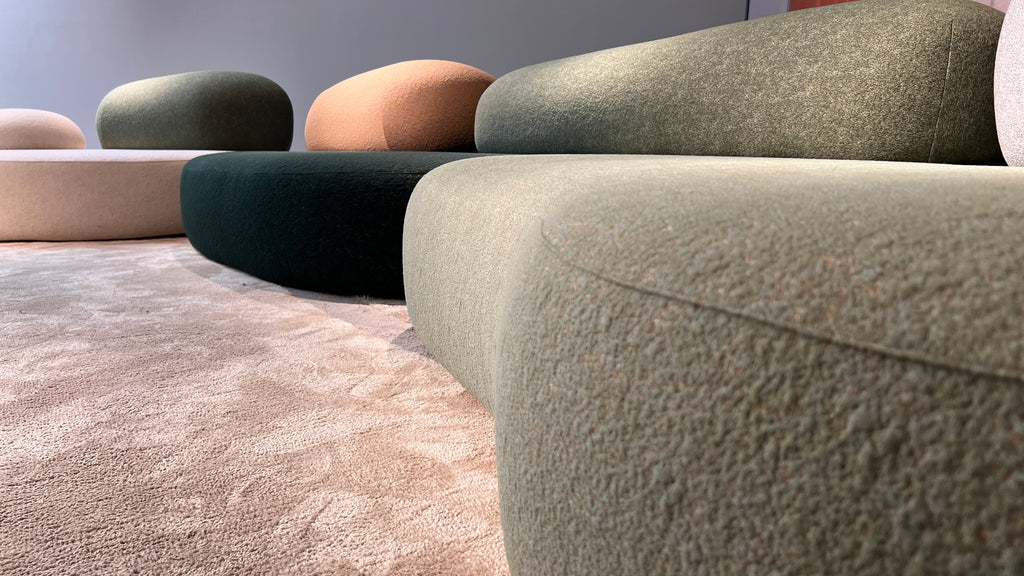 Averon Sectional — close-up of the modular seats and back cushions