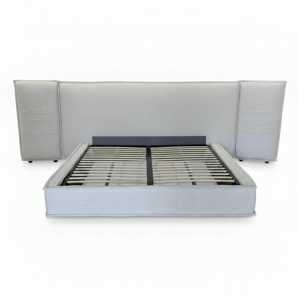 Bressac Bed straight-on front view on a white background