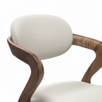 Brienne Dining Chair - Backrest & Armrest Detail