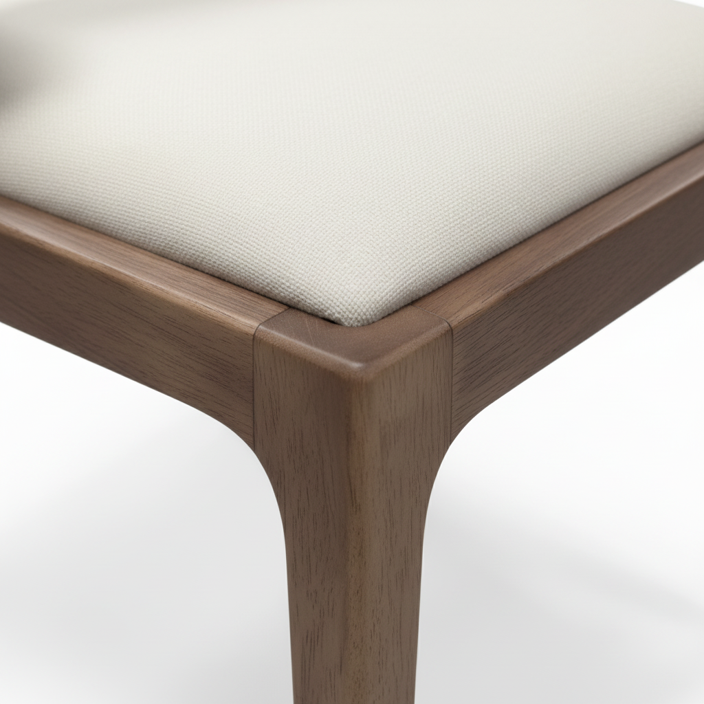 Brienne Dining Chair - Seat & Leg Detail
