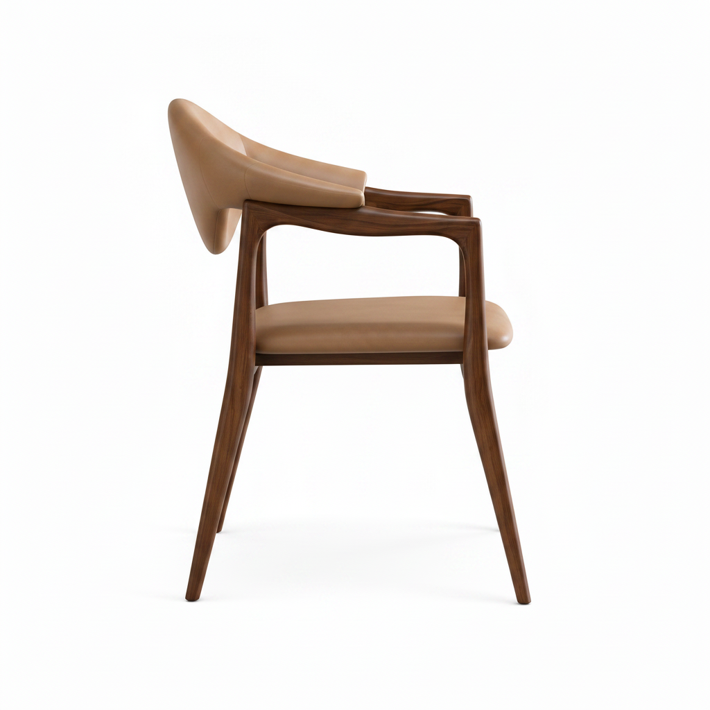 Calista Dining Chair - 左侧面