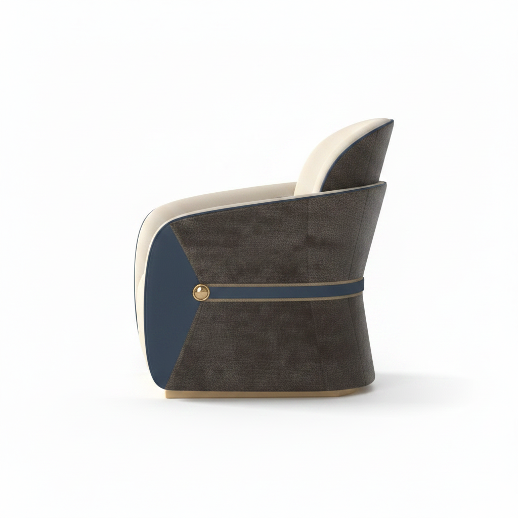 Calveris Accent Chair - Side View