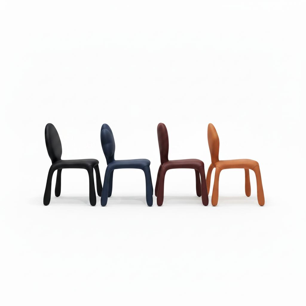 Celmere Noir Accent Chair - Four Chairs Side View