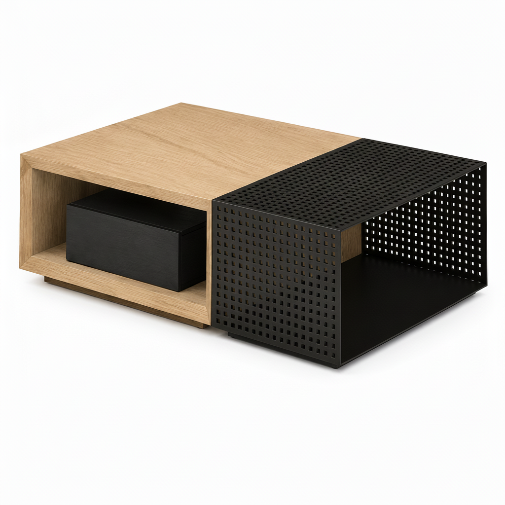 Cervano Side Table 3/4 Left