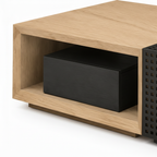 Cervano Side Table Detail Oak