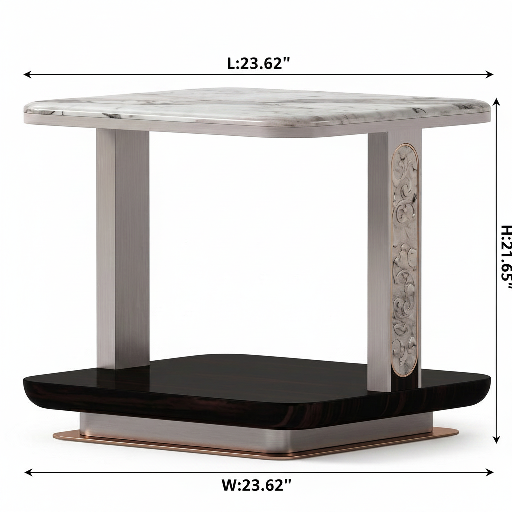 Cevrano End Table — dimensions