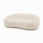 Cielmont Loveseat fabric sofa on a white background, right-front oblique view with the right armrest in the foreground