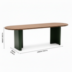 Corrected Lumeran Dining Table dimension diagram
