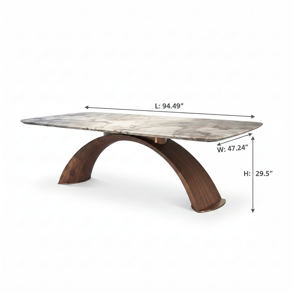Corvella Marble Dining Table
