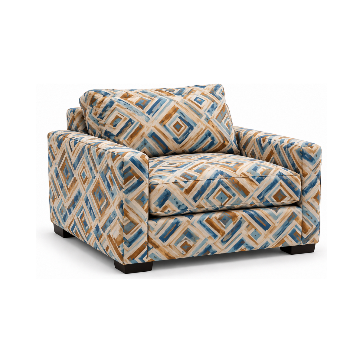Corvello Disco Vintage Accent Chair — full product, square white background