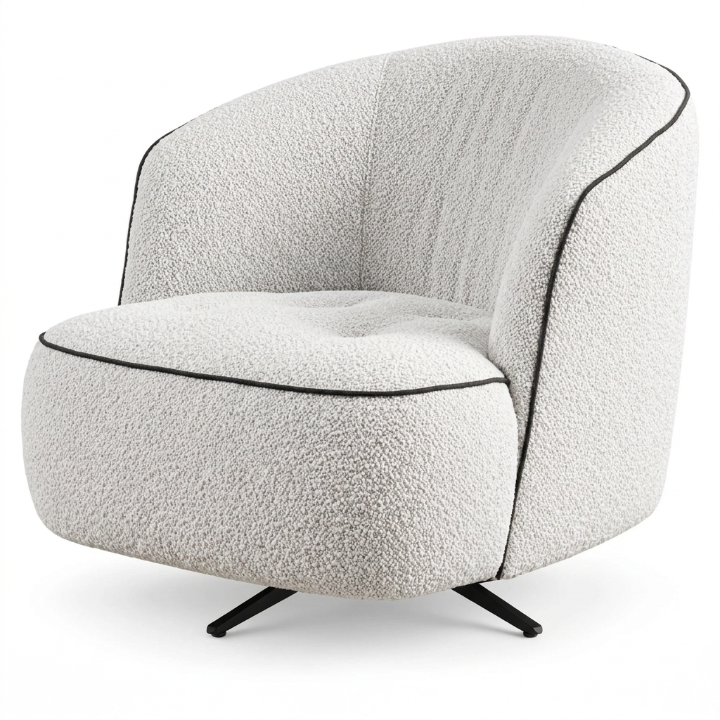 Curvessa Accent Chair - Left Facing View