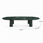 Devonne Stone Coffee Table 尺寸展示图