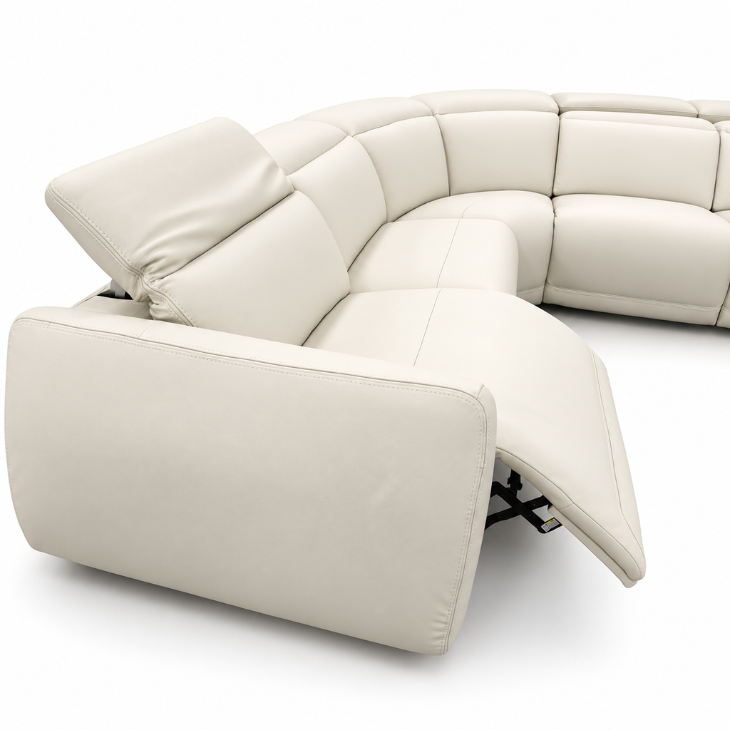 Dorevan power reclining seat detail