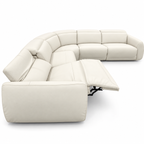 Dorevan sectional with footrest extended