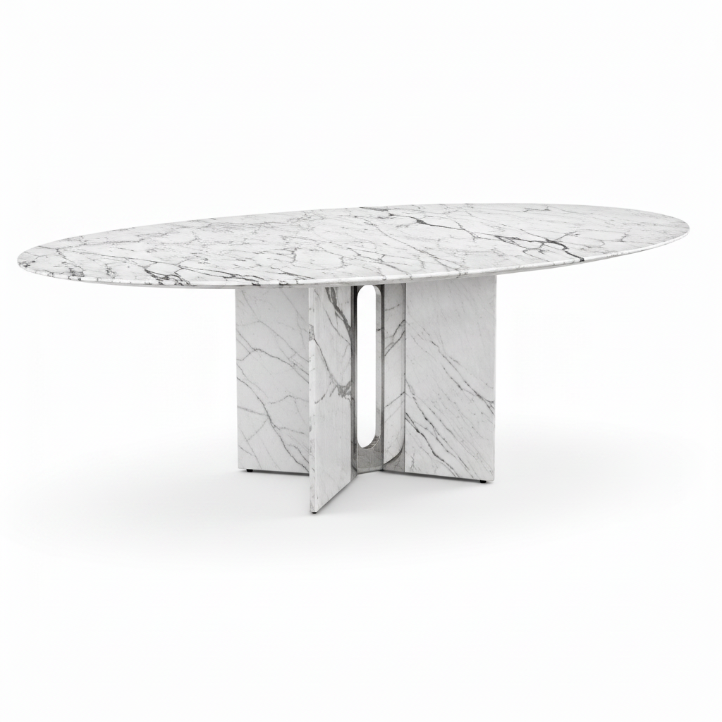 Elemont Dining Table replacement elevated oblique view