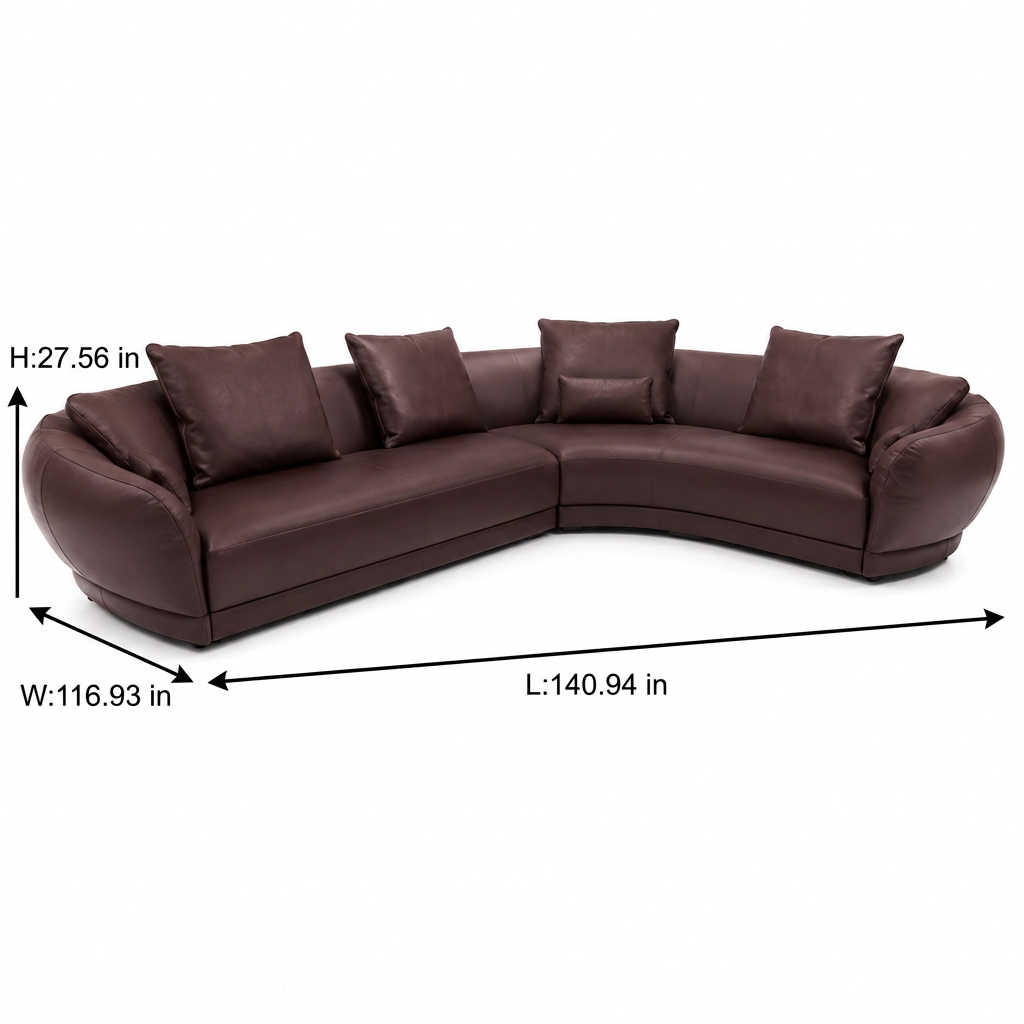 Elmont Sectional — dimensions