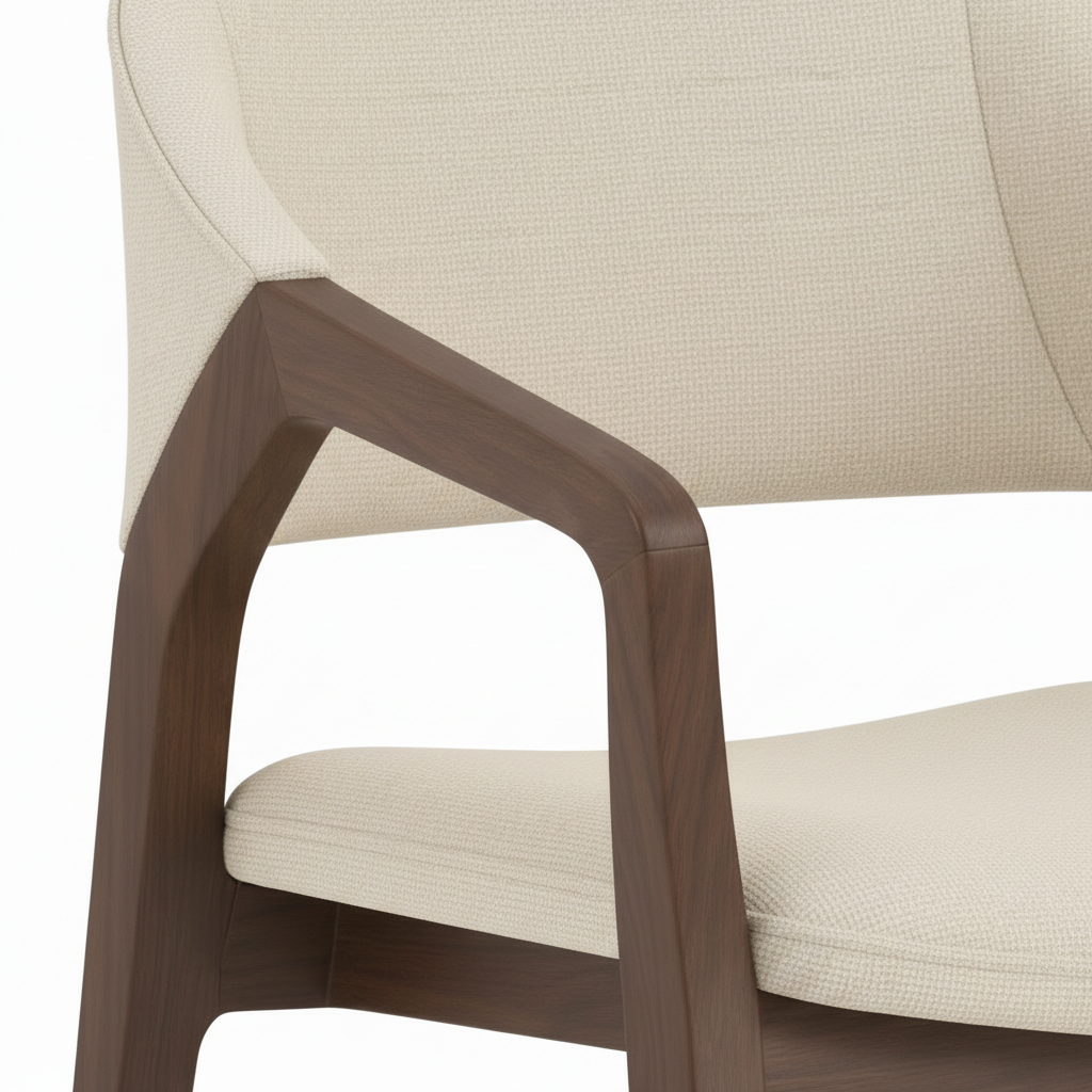 Elodie Dining Chair - Armrest Detail
