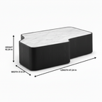 Esmorin Coffee Table dimension diagram