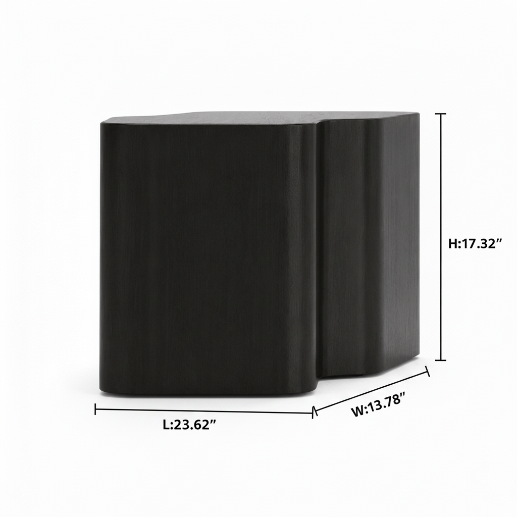 Esmorin End Table 尺寸图