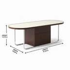 Esvarin Coffee Table dimension diagram